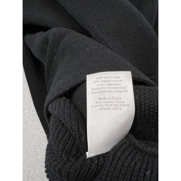 Everlane Womens Pullover Knitted Sweater M Black Minimalist Oversized Casual - Picture 9 of 9